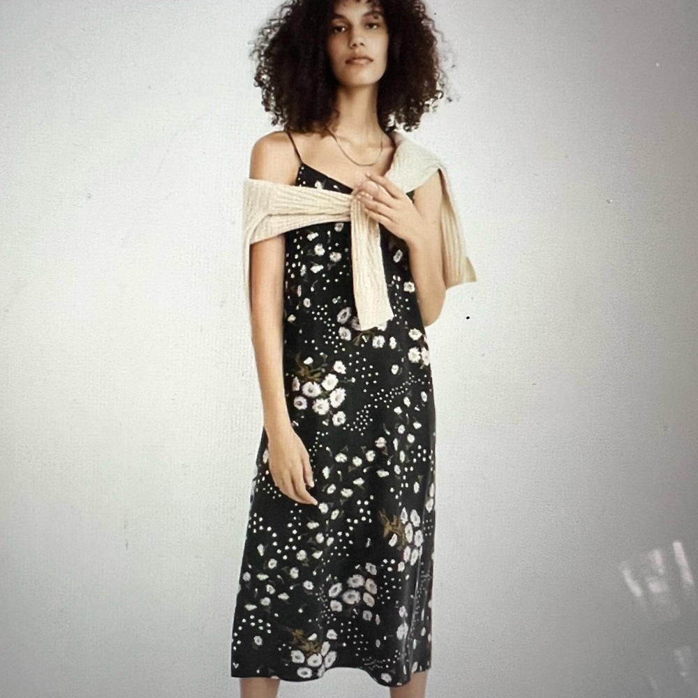 Madewell Eva Silk Slip Dress Size 0